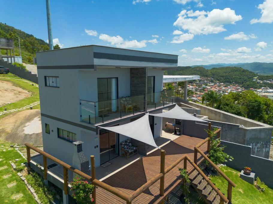 Casa Mirante Do Sol-Vista Exuberante Com Spa Governador Celso Ramos Zewnętrze zdjęcie