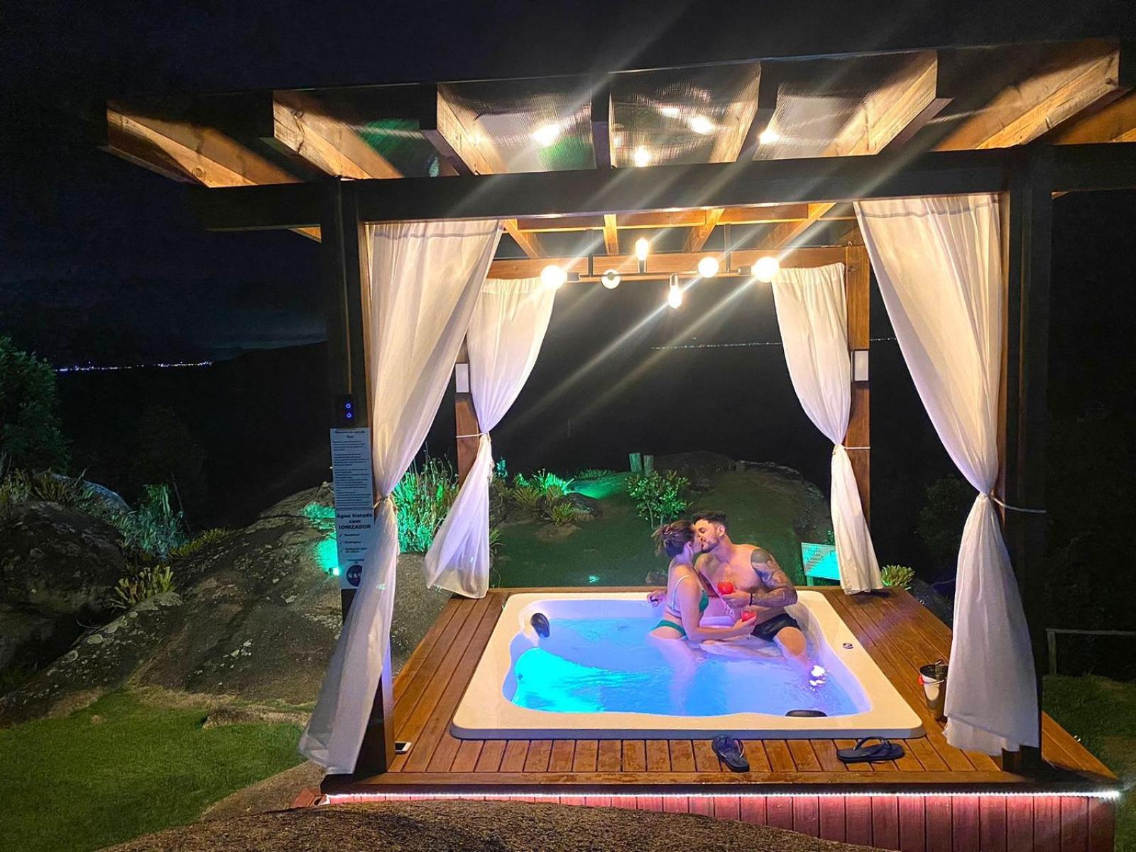 Casa Mirante Do Sol-Vista Exuberante Com Spa Governador Celso Ramos Zewnętrze zdjęcie